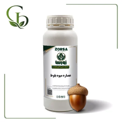عصاره میوه بلوط مایع